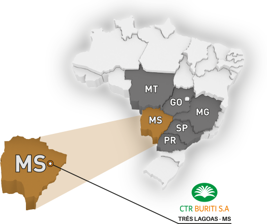 Mapa MS